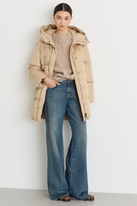 Quilted taffeta puffer jacket - Intrend