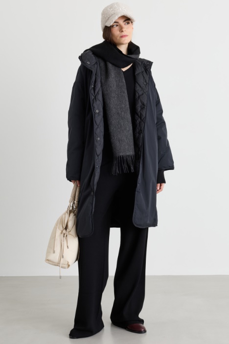 Doudoune réversible en twill déperlant - Intrend