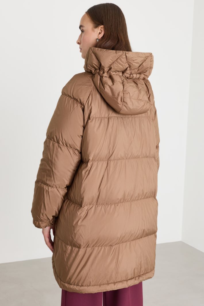 Parka reversibile in tela antigoccia - CAMMELLO - Intrend - 4