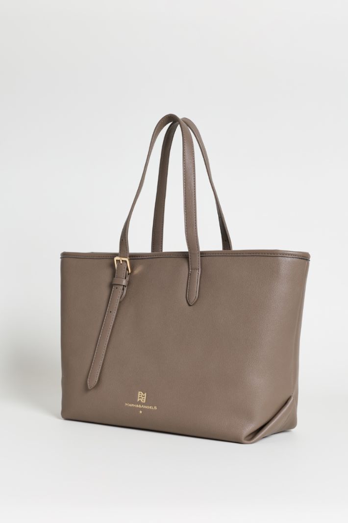 Maxi shopper bag - GREY - Intrend - 2