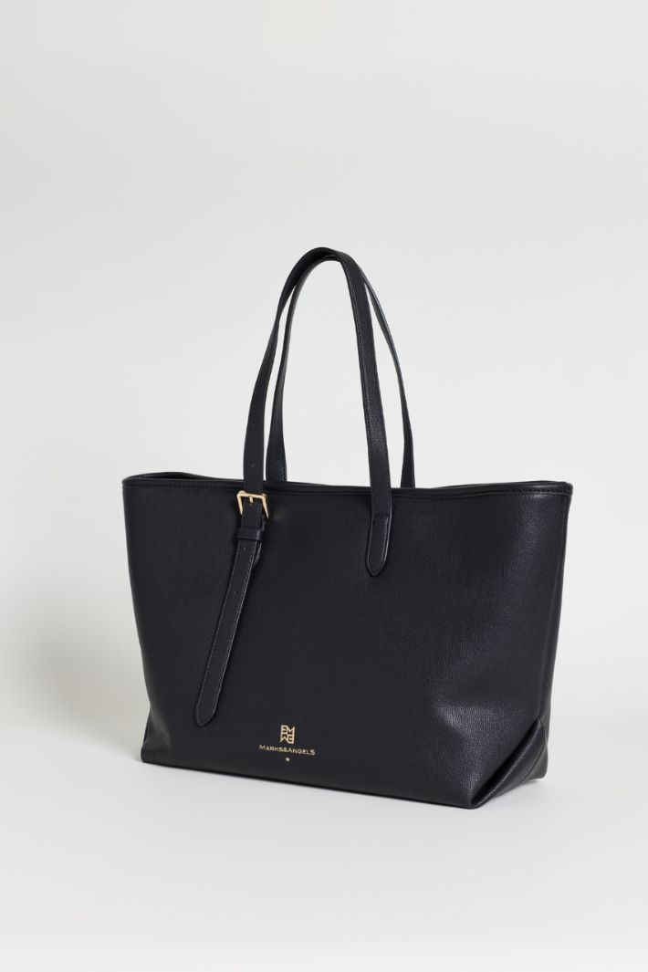 Maxi shopper bag - BLACK - Intrend - 2