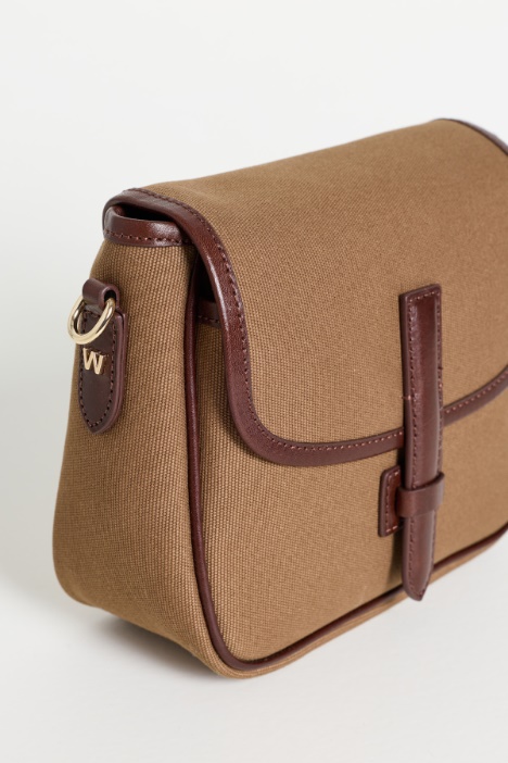 Borsa a tracolla piccola in canvas