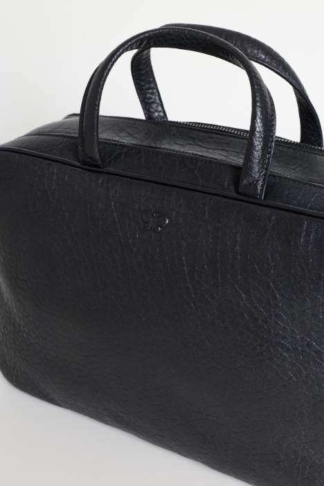 Bauletto in pelle bottalata