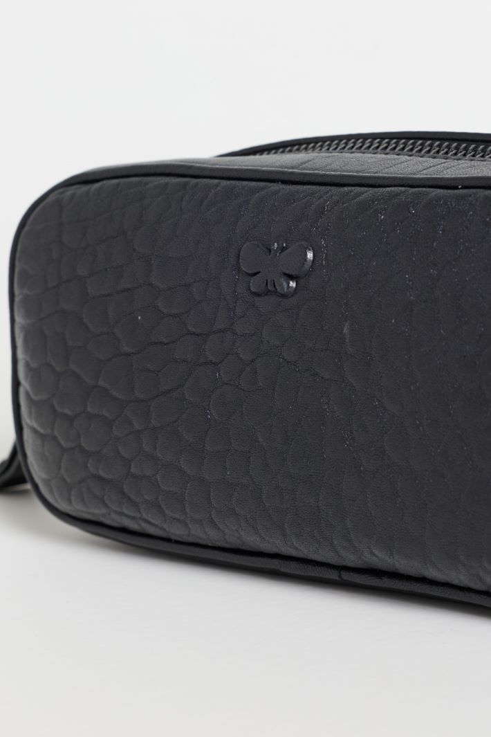 Leather belt bag - BLACK - Intrend - 4