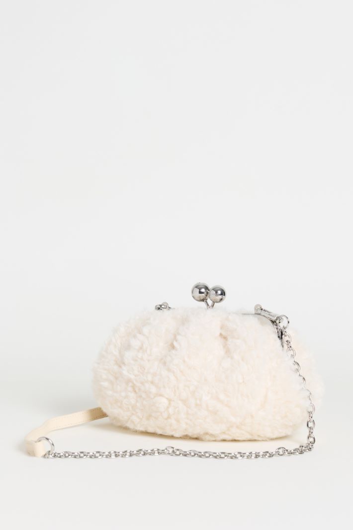 Cosy Fabric Clutch - WHITE - Intrend - 2