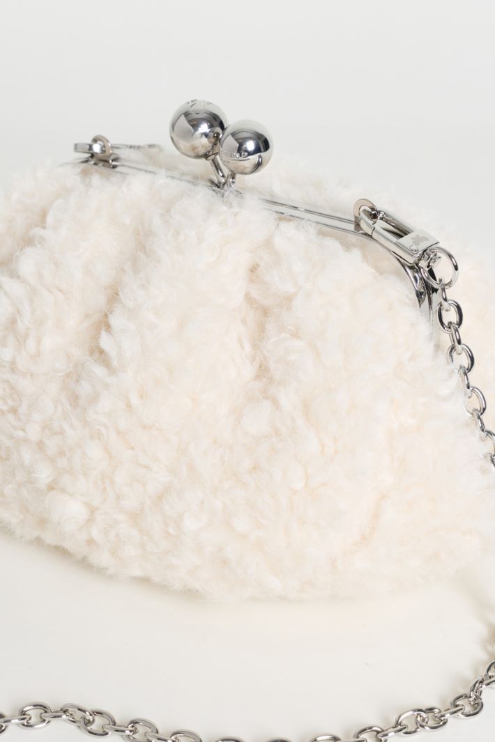 Cosy Fabric Clutch - WHITE - Intrend - 4