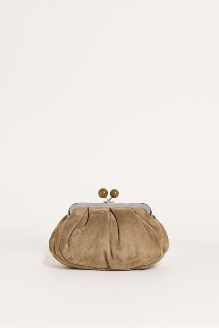 Suede clutch - BROWN - Intrend