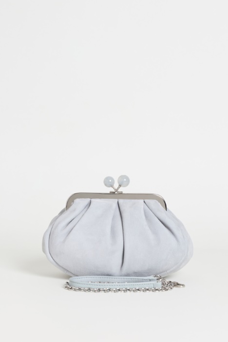 Clutch in pelle scamosciata