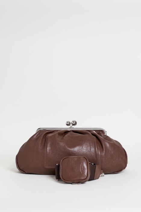 Clutch in morbida pelle