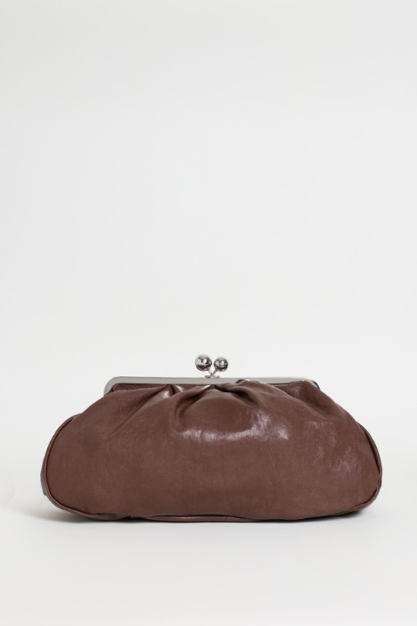 Soft leather clutch bag - Intrend