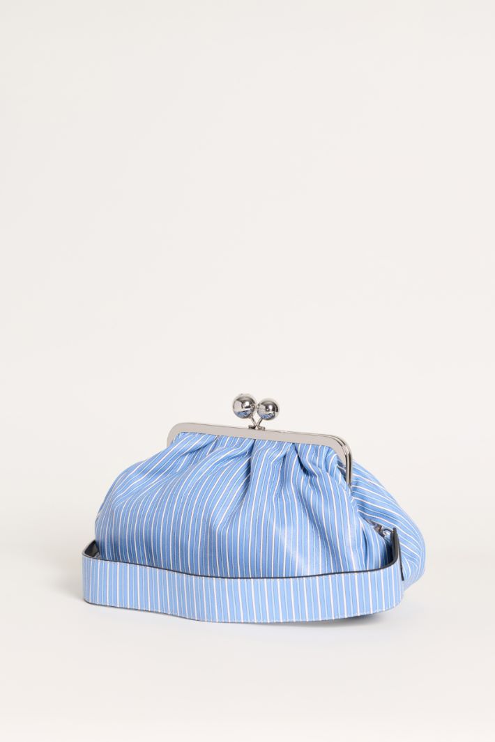 Leather Clutch - LIGHT BLUE - Intrend - 2