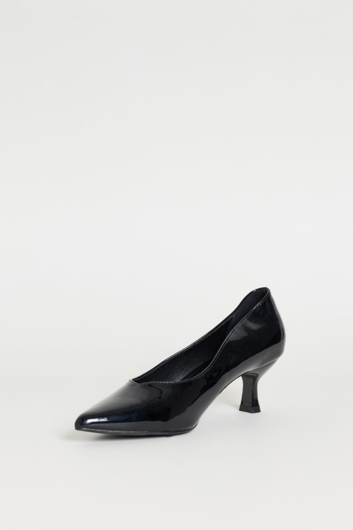 Low-Heeled Court Shoes - BLACK - Intrend - 3