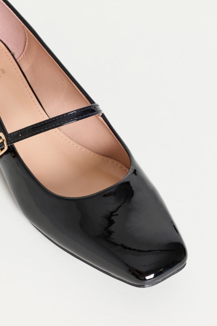 Patent ballet flats - BLACK - Intrend - 4