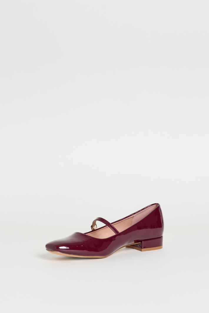 Ballerinas in Lackoptik - BORDEAUX - Intrend - 3
