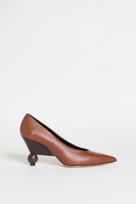 Polished Leather Pumps - Intrend