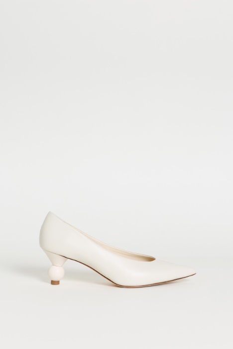 Boule Heel Court Shoes - Intrend