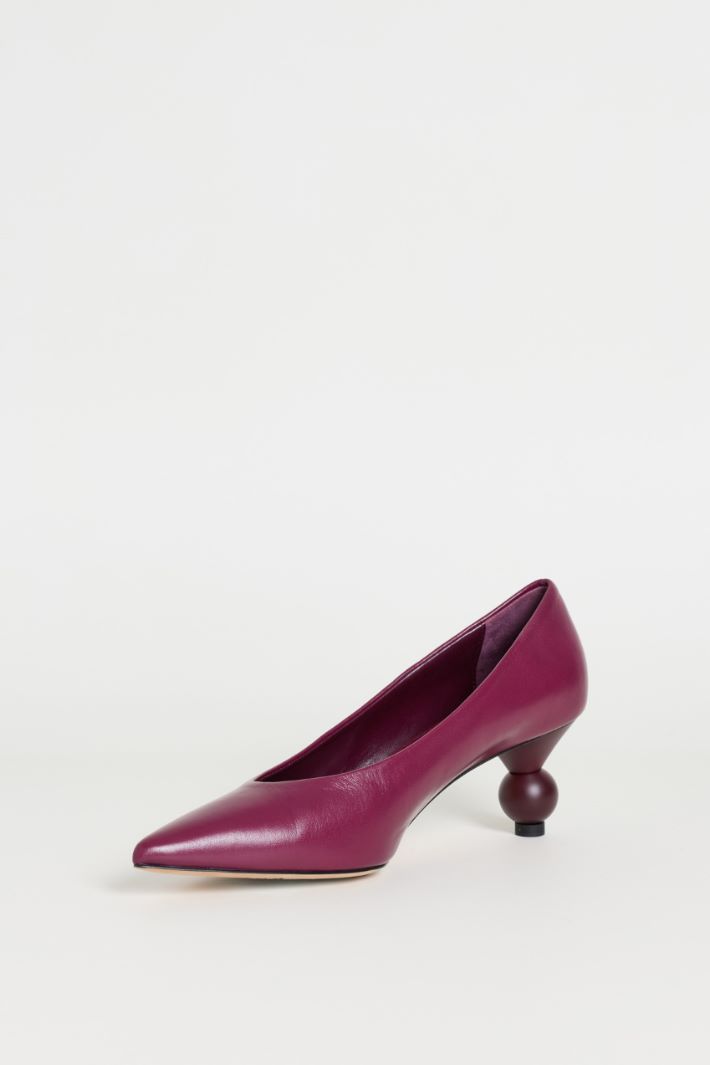 Décolleté con tacco boule - VIOLA - Intrend - 3