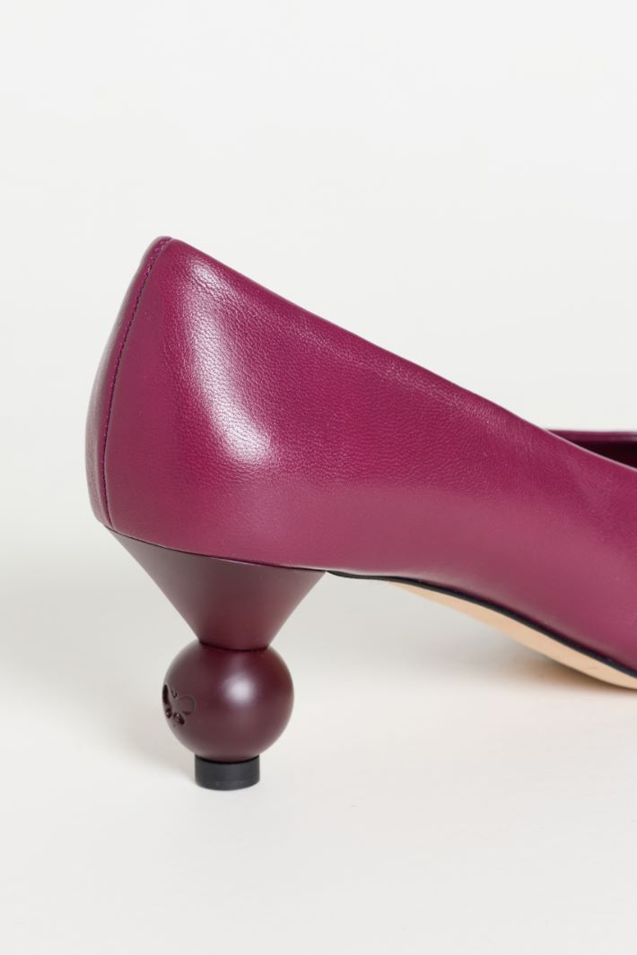 Décolleté con tacco boule - VIOLA - Intrend - 4