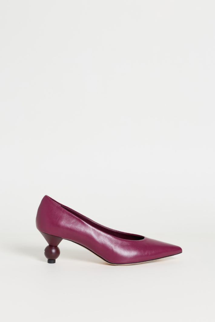 Décolleté con tacco boule - VIOLA - Intrend