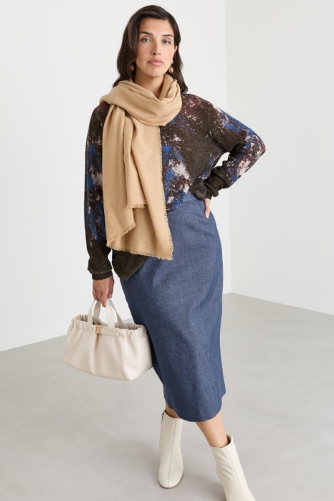 Patterned Stole - Intrend
