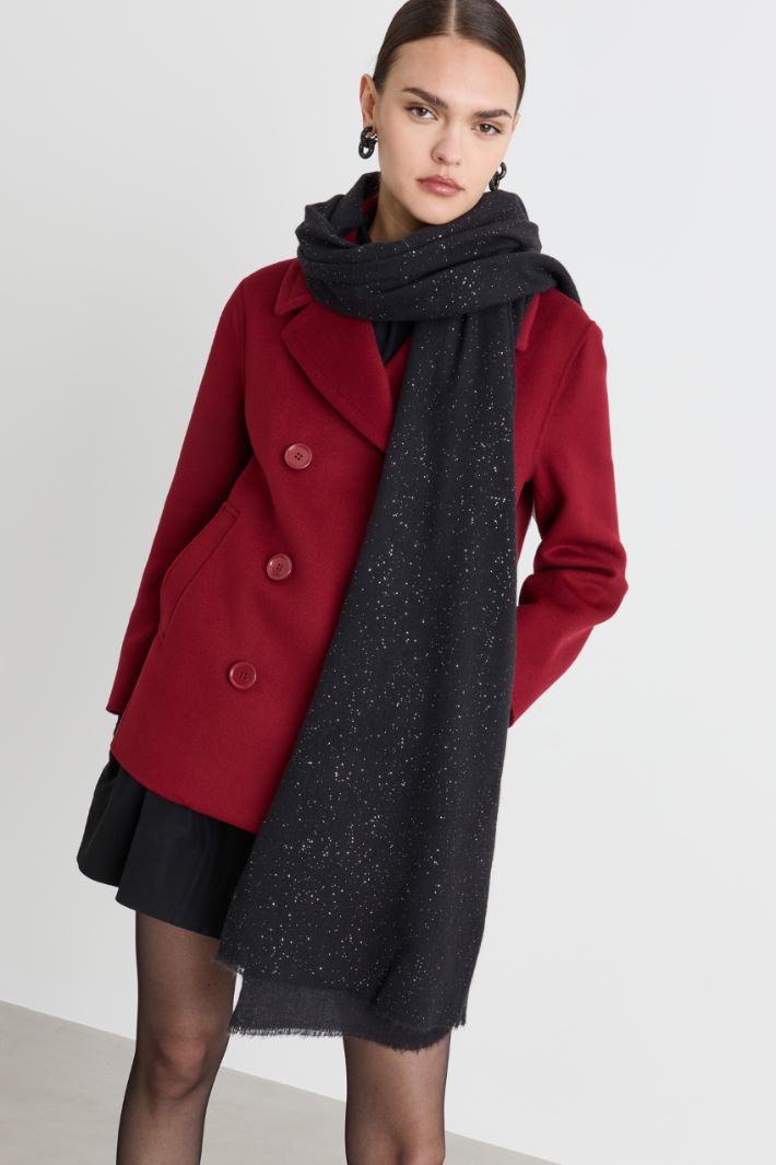 Estola con flecos - NEGRO - Intrend