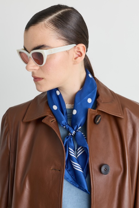 Printed Silk Twill Scarf - Intrend