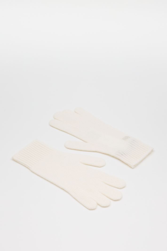Cashmere gloves - WHITE - Intrend