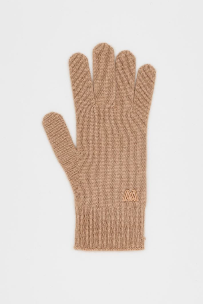 Cashmere gloves - CAMEL - Intrend - 2