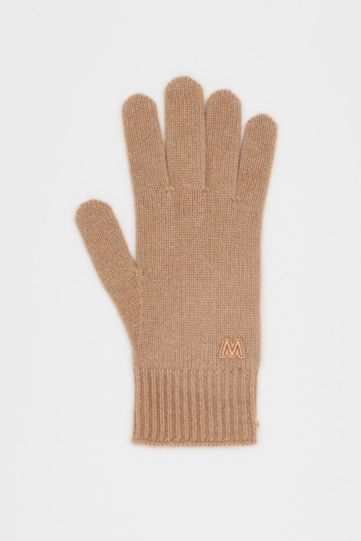 Cashmere gloves - CAMEL - Intrend - 3