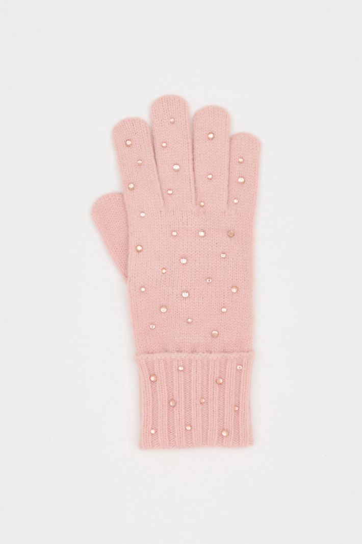Guanti in maglia - ROSA - Intrend - 2