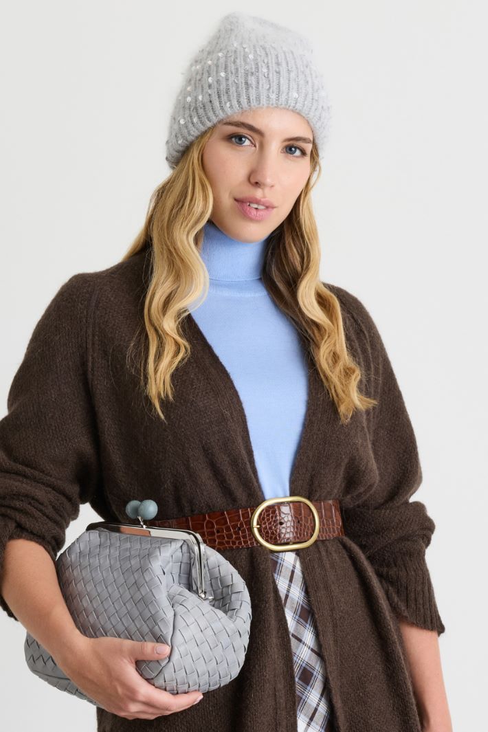 Cappello in maglia - GRIGIO - Intrend - 2