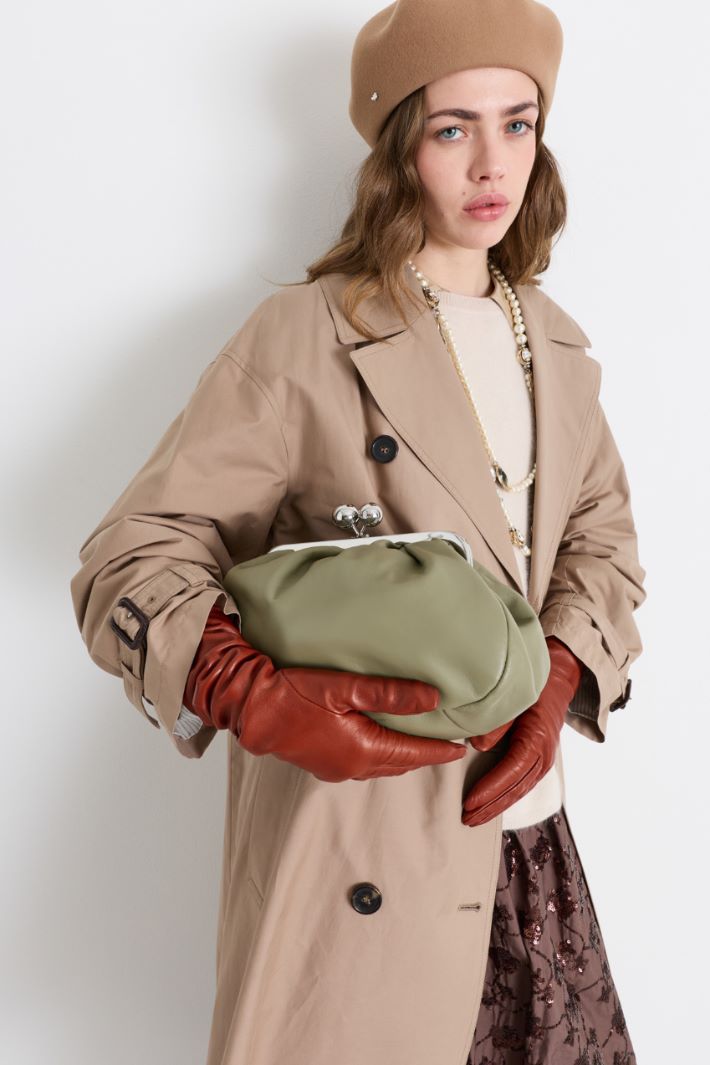 Felt beret - BEIGE - Intrend - 3