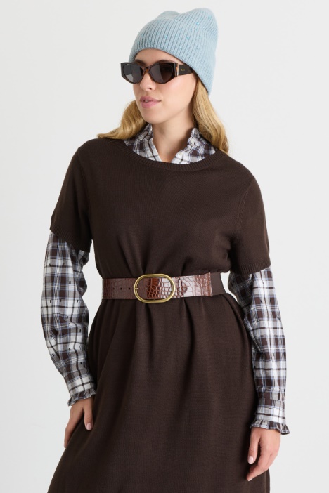 Cappello in maglia con strass - Intrend