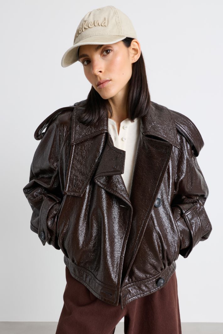Canvas baseball cap - BEIGE - Intrend
