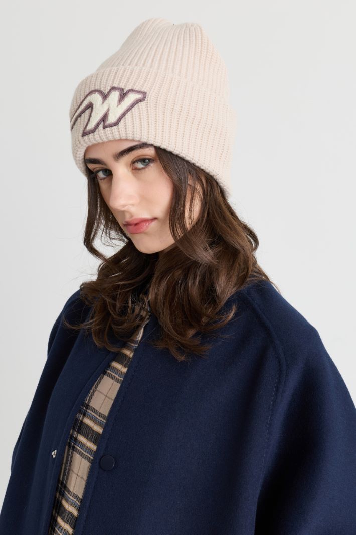 Ribbed hat - BEIGE - Intrend