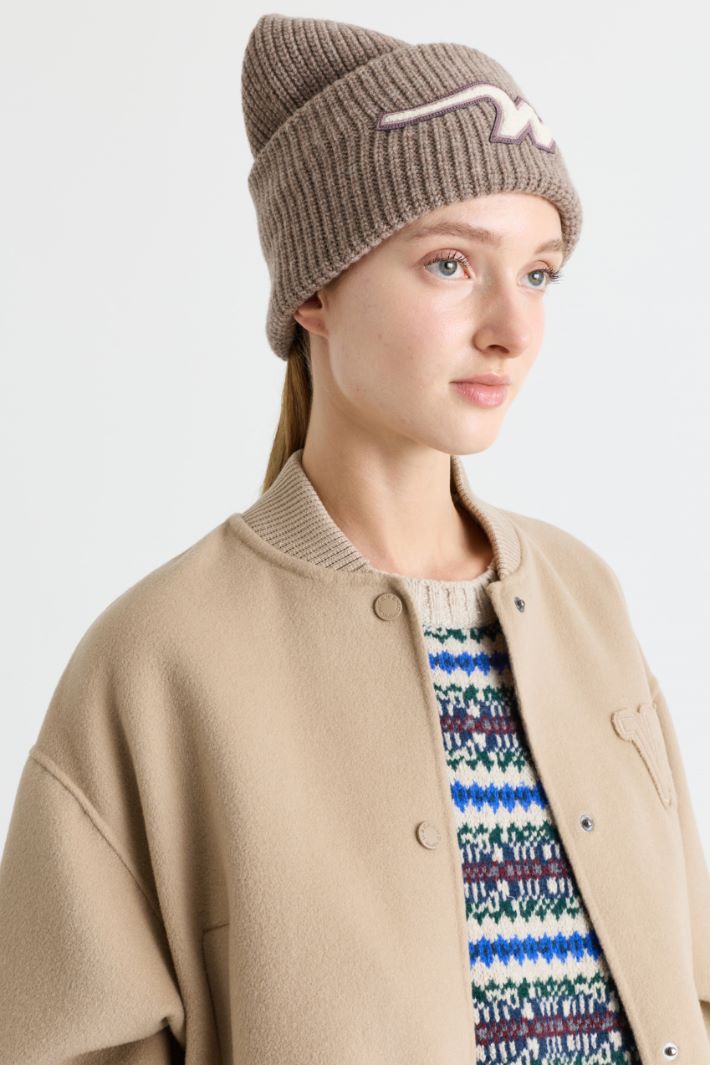 Ribbed hat - CAMEL - Intrend - 2