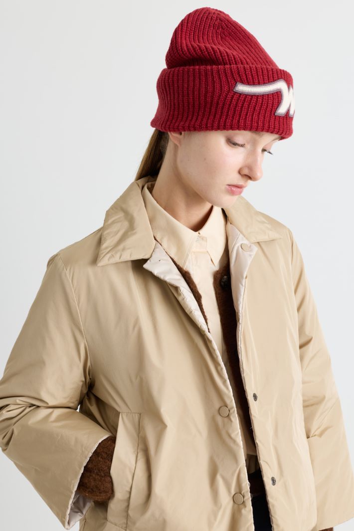 Ribbed hat - RED - Intrend - 2