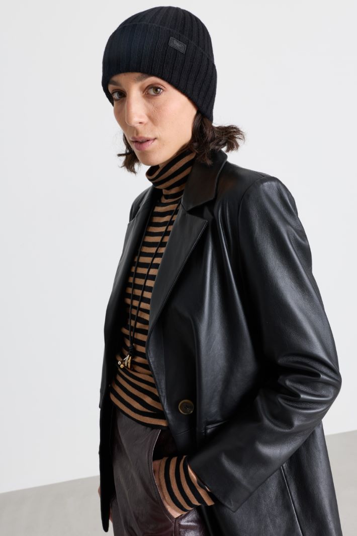 Wool Hat - BLACK - Intrend
