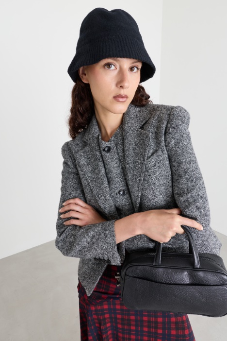 Knitted Bucket Hat - Intrend