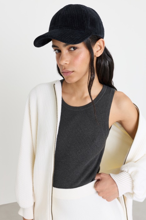 Velvet baseball cap - Intrend