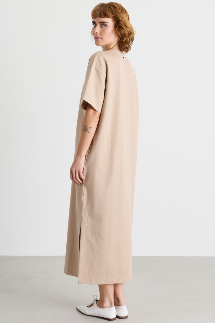 T-shirt dress - BEIGE - Intrend - 4