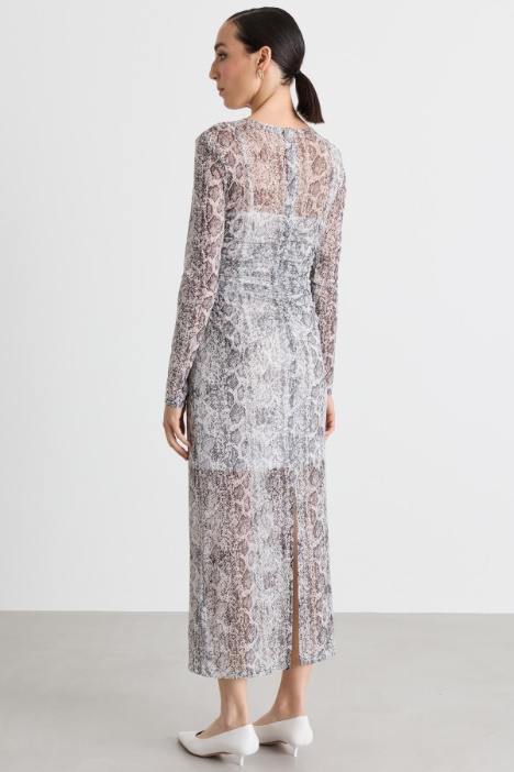 Abito in jersey tulle
