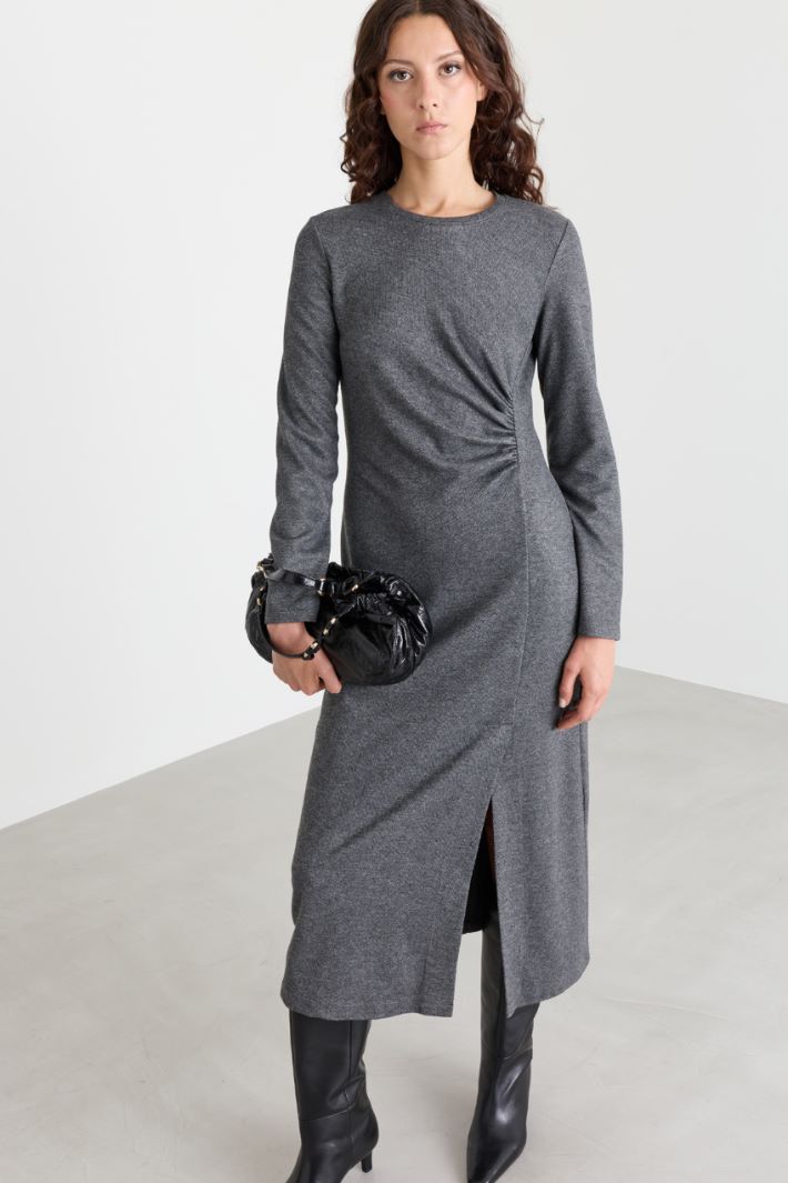 Jersey dress - GREY - Intrend - 2