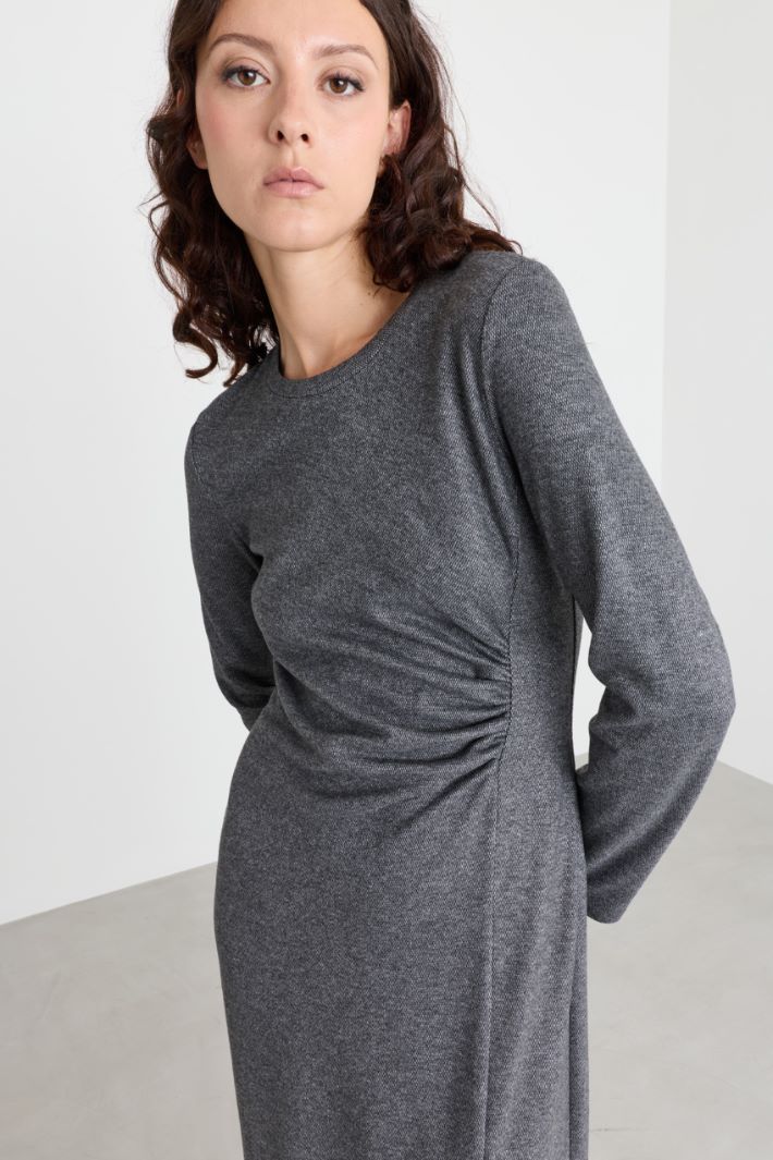 Jersey dress - GREY - Intrend - 3