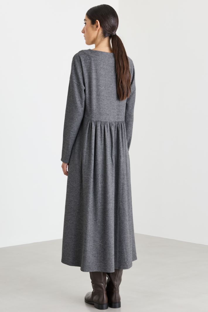 Jersey dress - GREY - Intrend - 4