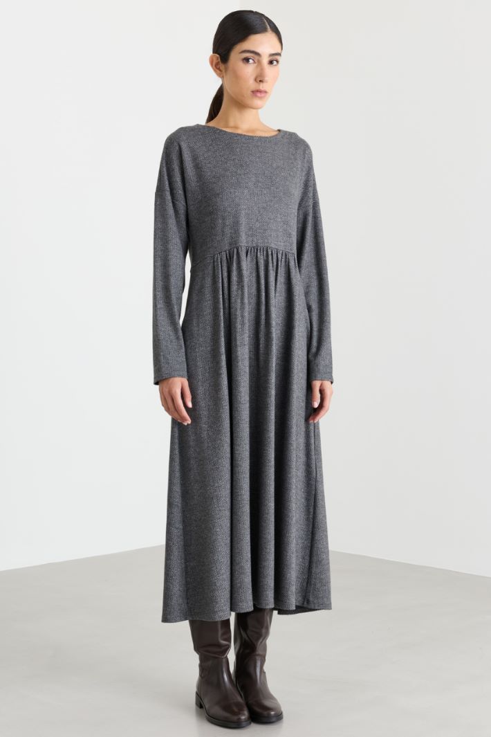 Jersey dress - GREY - Intrend - 2