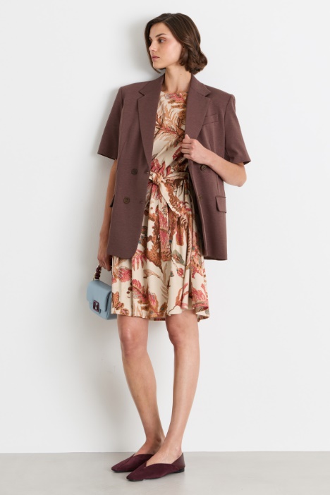 Belted short dress - Intrend