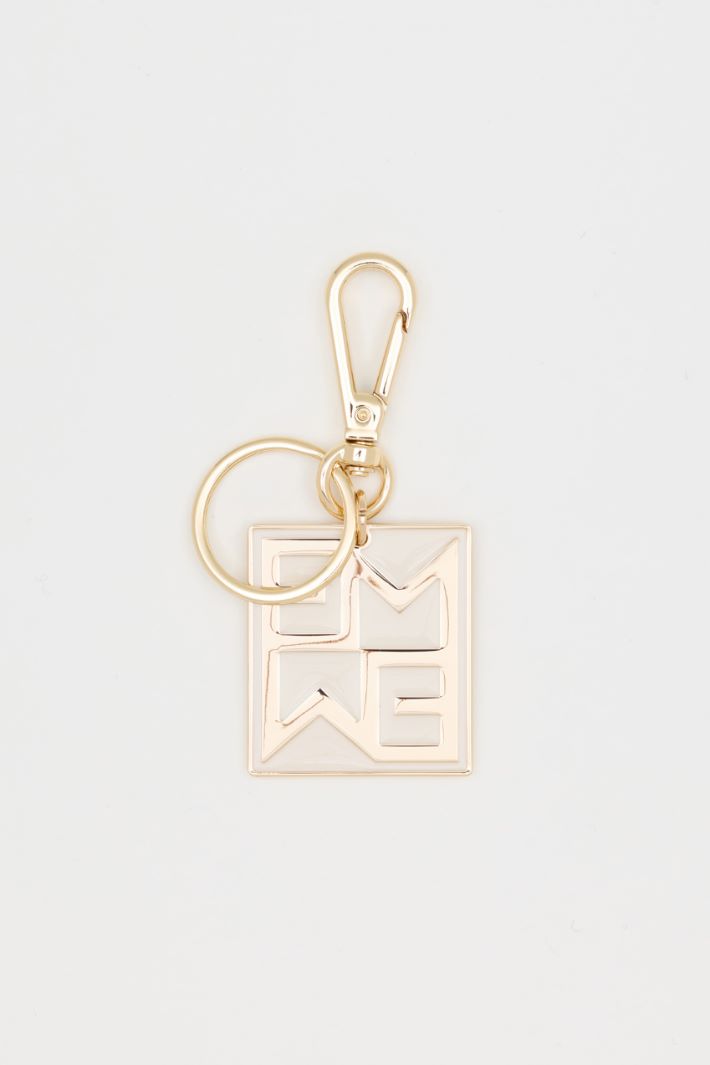 Enamelled Keyring - GOLD - Intrend