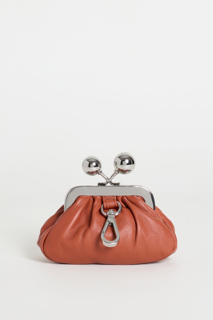 Mini Leather Clutch - RUST - Intrend - 3