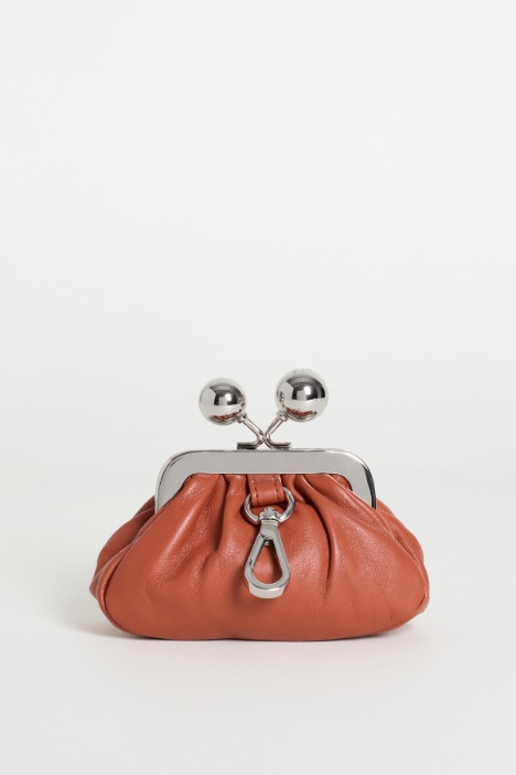 Mini clutch in pelle